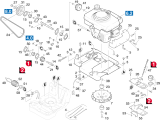 KÄRCHER Professional Ersatzteile Kehrmaschinen KSM 750 B TORNADO Motor Einbau 1.049-814.0