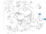 KÄRCHER Professional Ersatzteile Kehrmaschinen KMR 1050 XL-B  Ersatzteile Motor 1.047-904.0