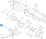 KÄRCHER Professional Ersatzteile Kehrmaschinen KMR 1200 BAT Hinterachse 1.891-101.0
