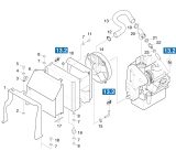KÄRCHER Professional Ersatzteile Kehrmaschinen KMR 1550 D-KAT-2SB  Kuehler 1.948-334.0