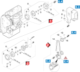 KÄRCHER Professional Ersatzteile Kehrmaschinen KMR 1550 D-KAT-2SB  Antrieb Hydraulik 1.948-334.0