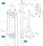 KÄRCHER Professional Ersatzteile Bodenreiniger BD-44 180     EU 1.291-100.0 Halterung