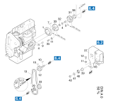 KÄRCHER Professional Ersatzteile Kehrmaschinen KMR 1550 D-KAT-1SB  Antrieb Hydraulik 1.948-314.0
