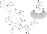 KÄRCHER Professional Ersatzteile Kehrmaschinen KMR TRAC  Seitenbesen 1.039-144.0