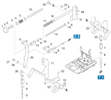 KÄRCHER Professional Ersatzteile Kehrmaschinen KMR 1250 BAT PACK Hoehenverstellung 1.091-112.0