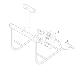 KÄRCHER Professional Ersatzteile Kehrmaschinen KMR 1000 T      EU  ABS Wagenheber 1.244-104.0