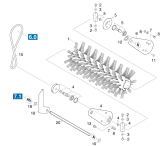 KÄRCHER Professional Ersatzteile Kehrmaschinen KSM 750 BAT PACK 0 Kehrwalze