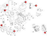 KÄRCHER Professional Ersatzteile Kehrmaschinen KM 120/150 R D  Motor Benzin 1.511-103.0