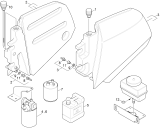 KÄRCHER Professional Ersatzteile Kehrmaschinen KM 120/150 R Lpg 2SB  Behaelter Hydraulik 1.511-207.0