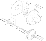 KÄRCHER Professional Ersatzteile Kehrmaschinen KMR 1200 BAT Luefter 1.891-101.0
