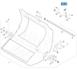 KÄRCHER Professional Ersatzteile Kehrmaschinen KMR 1250 BAT PACK Kehrbehaelter 1.091-112.0