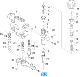 KÄRCHER Professional Ersatzteile Hochdruckreiniger Heisswasser HDS 9/16 ST-GAS EU 1.251-101.0 Druckseite