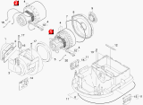 KÄRCHER Professional Ersatzteile Sauger NT 561 ECO CRAFT BOELS 1.145-151.0 Saugturbine Oberteil