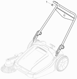 KÄRCHER Professional Ersatzteile Kehrmaschinen KM 70/20 C Edition Schubbuegel 1.517-105.0