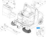 KÄRCHER Professional Ersatzteile Kehrmaschinen KM 120/150 R D 2SB  ABS STVZO 1.511-208.0