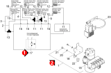 KÄRCHER Professional Ersatzteile Kehrmaschinen KM 120/150 R Bp Hydraulik-Schema 1.511-104.0