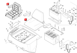 KÄRCHER Professional Ersatzteile Kehrmaschinen KM 120/150 R Bp 2SB Sitz 1.511-204.0