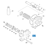 KÄRCHER Professional Ersatzteile Hochdruckreiniger Heisswasser HDS 4.0/20 -4M Ea 1.027-352.0 Kolben