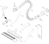 KÄRCHER Professional Ersatzteile Sauger FLEX S 36 M 1.378-401.0 Zubehoer