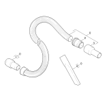 KÄRCHER Professional Ersatzteile Bodenreiniger BR 750 BAT      EU 1.259-101.0 Saugschlauch