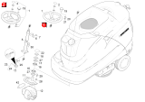 KÄRCHER Professional Ersatzteile Bodenreiniger BR 75/140 R ECO Bp Pack DOSE 1.246-181.0 Lenkung