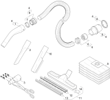 KÄRCHER Professional Ersatzteile Sauger NT 48/1 Te Prof EU 1.428-617.0 Zubehoer