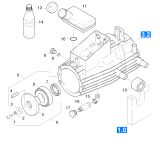 KÄRCHER Professional Ersatzteile Hochdruckreiniger Kaltwasser HD 2/150 1.331-105.0 Antrieb