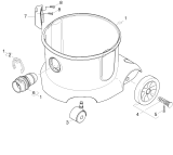 KÄRCHER Professional Ersatzteile Sauger T 10/1 Professional EU 1.527-119.0 Behaelter