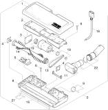 KÄRCHER Professional Ersatzteile Sauger ABS ESB 28 2.789-004.0 Buerstenkopf