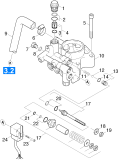 KÄRCHER Professional Ersatzteile Hochdruckreiniger Kaltwasser HD 6/16 ST   EU-II 1.374-202.0 Zylinderkopf