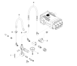 KÄRCHER Professional Ersatzteile Hochdruckreiniger Kaltwasser HD 11/35 Ec Cage 1.367-201.0 Ueberstroemer