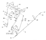 KÄRCHER Professional Ersatzteile Schneefraesen STH 10.66 W Crt  Schubbuegel Kurbel 1.335-302.0
