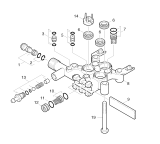 KÄRCHER Professional Ersatzteile Hochdruckreiniger Kaltwasser HD 2.3/26 CV 1.107-077.0 Zylinderkopf