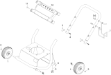 KÄRCHER Professional Ersatzteile Hochdruckreiniger Kaltwasser HD 2.3/26 CV 1.107-077.0 Rahmen