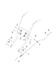 KÄRCHER Professional Ersatzteile Schneefraesen STH 13.84 W  Schubbuegel Kurbel 1.335-204.0