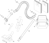 KÄRCHER Professional Ersatzteile Sauger T 9/1 Bp       EU 1.528-101.0 Zubehoer