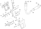 KÄRCHER Professional Ersatzteile Hochdruckreiniger Kaltwasser HD 2000 SUPER   EU 1.068-261.0 Handspritzpistole