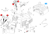 KÄRCHER Professional Ersatzteile Sauger ISS 45-M automatic   DK 1.145-812.0 Haube Einzelteile
