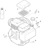KÄRCHER Professional Ersatzteile Hochdruckreiniger Kaltwasser HD 2.5/30 CH 1.107-078.0 Motor