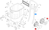 KÄRCHER Professional Ersatzteile Sauger NT 55/1 Tact Te H   EU 1.146-804.0 Behaelter Einzelteile