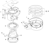 KÄRCHER Professional Ersatzteile Spruehextraktion Puzzi 8/1 C     EU 1.100-200.0 Saugturbine