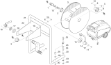 KÄRCHER Professional Ersatzteile Hochdruckreiniger Heisswasser HDS 650 4M BASICEU-I 1.025-351.0 Schlauchtrommel