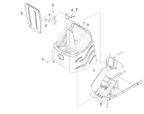KÄRCHER Professional Ersatzteile Bodenreiniger BDP 50/2000 RS Bp Pack 1.002-013.0 Haube