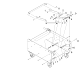 KÄRCHER Professional Ersatzteile Bodenreiniger BR 60/95 RS Bp Pack 1.006-093.0 Batterie Wagen Arretierung