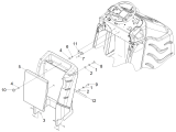 KÄRCHER Professional Ersatzteile Bodenreiniger BR 60/95 RS Bp Pack 1.006-093.0 Abdeckung hinten