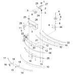KÄRCHER Professional Ersatzteile Bodenreiniger BR 60/95 RS Bp Pack 1.006-093.0 Saugbalken BR