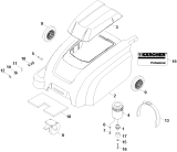 KÄRCHER Professional Ersatzteile Kehrmaschinen KM 75/40 W Bp Pack 0 Batterie Antrieb
