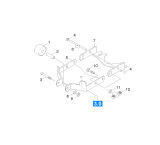 KÄRCHER Professional Ersatzteile Bodenreiniger BD 530 Ep Classic 1.127-343.0 Halterung Saugbalken