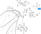 KÄRCHER Professional Ersatzteile Bodenreiniger BD 530 Bp Pack 1.127-352.0 Instrumententafel BR 530 BAT