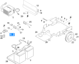 KÄRCHER Professional Ersatzteile Bodenreiniger BD 530 XL Bp 1.127-477.0 Fahrgestell
